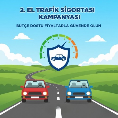 2. El Trafik Sigortası Kampanyası – Yeni Aracınıza Anında Güvence!